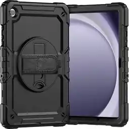Coolblue Just in Case Samsung Galaxy Tab A9 Plus Rotating Back Cover Zwart aanbieding