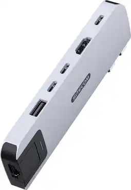 Coolblue Sitecom MacBook Air Multiport Hub 6 in 2 Zilver aanbieding