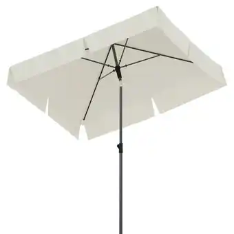 ANWB Lifegoods Parasol 200x125cm Creme XXL aanbieding