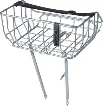 ANWB Basil Fietsmand Portland Front 25 Liter Zilver aanbieding