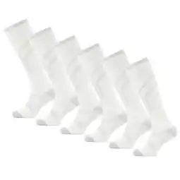 ANWB Poederbaas Lightweight 6 paar Skisokken Wit aanbieding