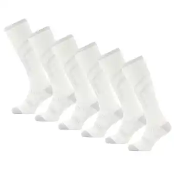 ANWB Poederbaas Lightweight 6 paar Skisokken Wit aanbieding