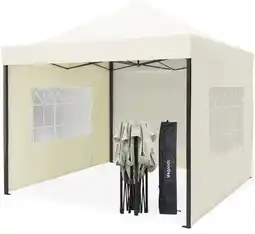 ANWB Lifegoods Partytent met Zijwanden 3x3 m Beige XXL aanbieding