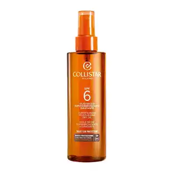 Douglas Collistar Supertanning Moisturizing Dry Oil SPF 6 aanbieding