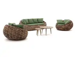 Kees Smit Apple Bee Cocoon/ROUGH-K stoel-bank loungeset 5-delig aanbieding