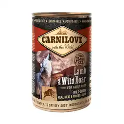 Zooplus Carnilove Adult Wild Vlees 6 x 400 g voor honden - lam, wild aanbieding