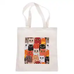 Zooplus TIAKI canvas tas Smiling Cats voor dierenliefhebbers aanbieding