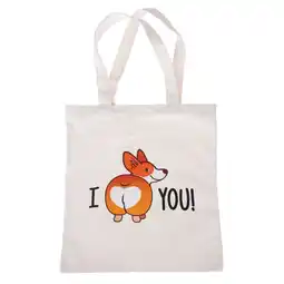 Zooplus TIAKI canvas tas I love you voor dierenliefhebbers aanbieding
