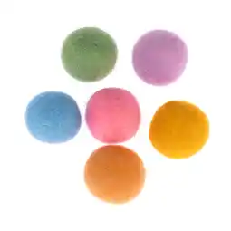 Zooplus TIAKI kattenspeeltje vilten ballen - set van 6 (Ø4cm elk) aanbieding