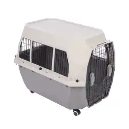 Zooplus TIAKI transportbox met wielen B 54,5 x D 72,5 x H 62 cm hond aanbieding