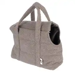 Zooplus TIAKI draagtas teddy voor honden taupe: ca. 40x20x30cm aanbieding