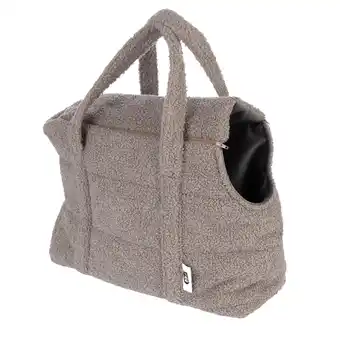 Zooplus TIAKI draagtas teddy voor honden taupe: ca. 40x20x30cm aanbieding