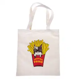 Zooplus TIAKI canvas tas Frenchie Fries voor dierenliefhebbers aanbieding
