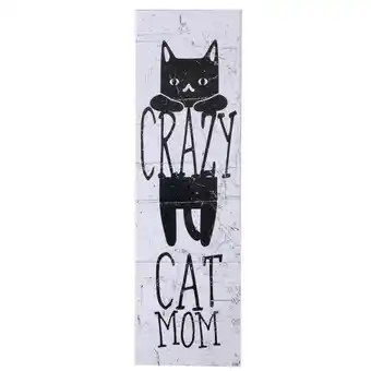 Zooplus TIAKI decoratief bord Crazy Cat Mum om op te hangen aanbieding