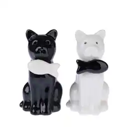 Zooplus TIAKI peper- en zoutstel Cats set van 2 aanbieding