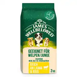 Zooplus James Wellbeloved Junior - Lam & Rijst Hondenvoer - 2 kg aanbieding