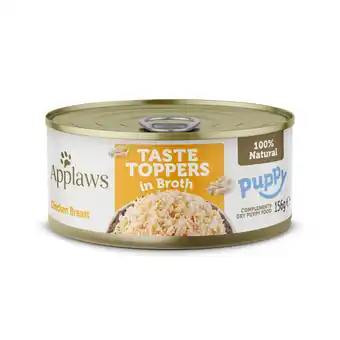 Zooplus 6x156g Applaws Puppy Taste Toppers Naturel kipfilet nat hondenvoer aanbieding