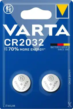 De Online Drogist Varta Lithium CR2032 Knoopcel-batterij aanbieding