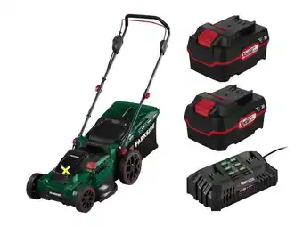 Lidl PARKSIDE Accu-grasmaaier 40 V met accu's en lader aanbieding