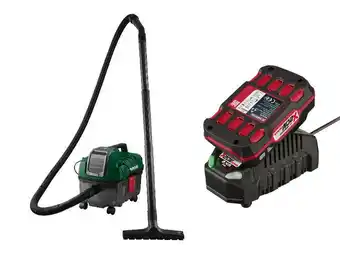 Lidl PARKSIDE Accu nat en droog stofzuiger 20 V met accu en lader aanbieding