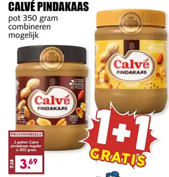 De Boerenschuur Calvé pindakaas aanbieding