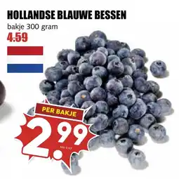 De Boerenschuur Hollandse blauwe bessen aanbieding