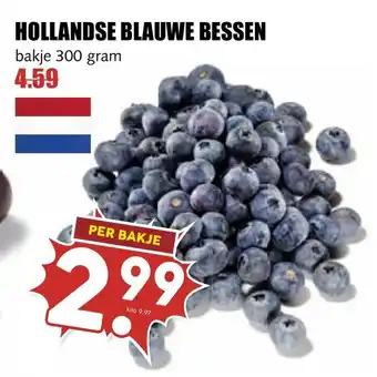 De Boerenschuur Hollandse blauwe bessen aanbieding