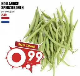 De Boerenschuur Hollandse sperziebonen aanbieding