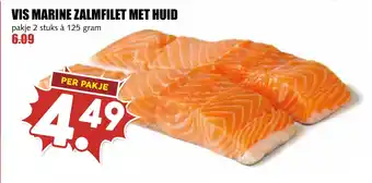 De Boerenschuur Vis marine zalmfilet met huid aanbieding