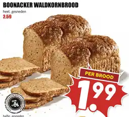 De Boerenschuur Boonacker waldkornbrood aanbieding