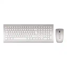 MediaMarkt Cherry Cherry Dw 8000 Bd Sx Cordless Draadloos Toetsenbord En Muis Zilver aanbieding