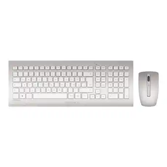 MediaMarkt Cherry Cherry Dw 8000 Bd Sx Cordless Draadloos Toetsenbord En Muis Zilver aanbieding