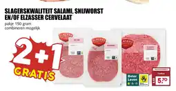 De Boerenschuur Slagerskwaliteit salami, snijworst en of elzasser cervelaat aanbieding