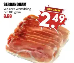 De Boerenschuur Serranoham aanbieding