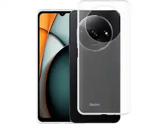 MediaMarkt Just In Case Soft Cover Telefoonhoesje Voor Xiaomi Redmi A3 Transparant aanbieding