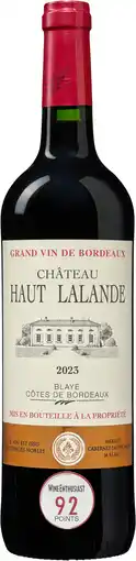 Wijnvoordeel Château Haut Lalande Blaye Côtes de Bordeaux aanbieding