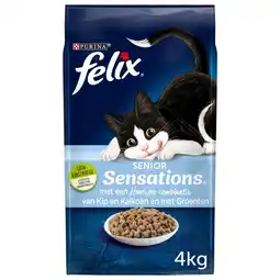 Pets Place Felix Senior Sensations - Kattenvoer - 4 kg aanbieding