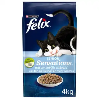 Pets Place Felix Senior Sensations - Kattenvoer - 4 kg aanbieding