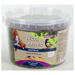 Pets Place Esve Meelwormen Emmer - Kippenvoer - 3 l 700 g aanbieding