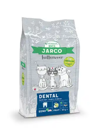 Pets Place Jarco Natural Cat Dental - Kattenvoer - Eend 2 kg aanbieding