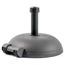 Pets Place Helcosol Parasolvoet Rond + Rol - Tuinmeubelen - Ø49x14 cm 30 kg Antraciet aanbieding