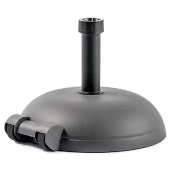 Pets Place Helcosol Parasolvoet Rond + Rol - Tuinmeubelen - Ø49x14 cm 40 kg Antraciet aanbieding