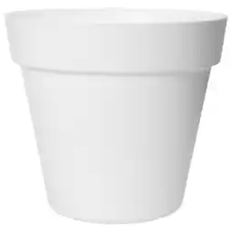 Pets Place Easyday Bloempot Smile - Buiten - Ø30x26 cm Wit aanbieding