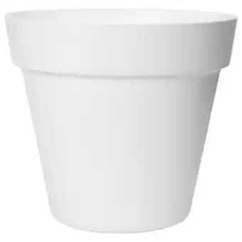 Pets Place Easyday Bloempot Smile - Buiten - Ø30x26 cm Wit aanbieding