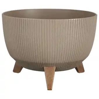 Pets Place Mica Decorations Doppio Schaal Met Pootjes - Bloempotten - Ø33x19 cm Taupe aanbieding