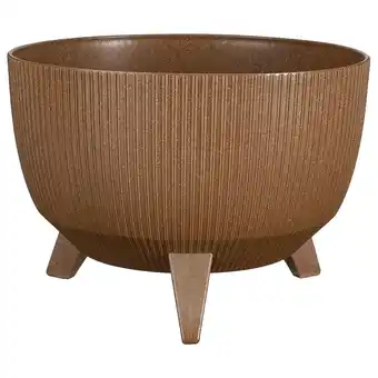 Pets Place Mica Decorations Doppio Schaal Met Pootjes - Bloempotten - Ø33x19 cm Lichtbruin aanbieding