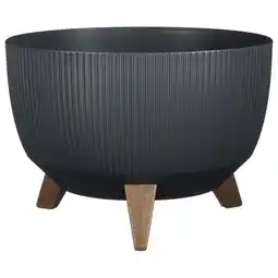 Pets Place Mica Decorations Doppio Schaal Met Pootjes - Bloempotten - Ø33x19 cm Grijs aanbieding