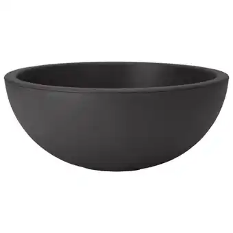 Pets Place Homestyle Kunststof Bloempot Schaal Rond - Plantenbak - Ø40x16 cm Antraciet aanbieding