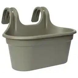 Pets Place Easyday Balkonbak Joy Easyfix Duo - Plantenbak - 35x27x25 cm Groen aanbieding