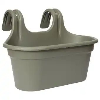 Pets Place Easyday Balkonbak Joy Easyfix Duo - Plantenbak - 35x27x25 cm Groen aanbieding